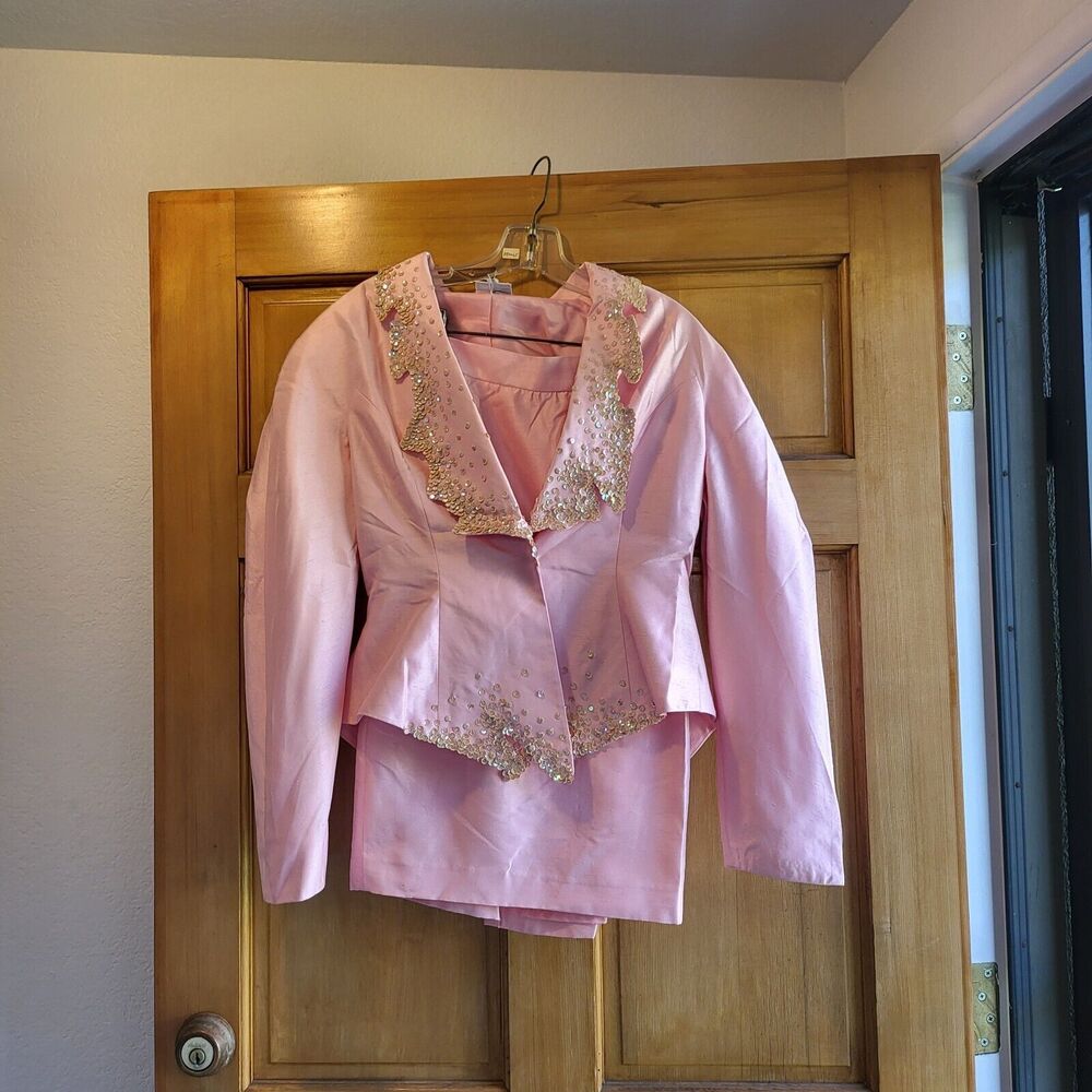 Saint Romei Vintage 80's Pink Shirt Set